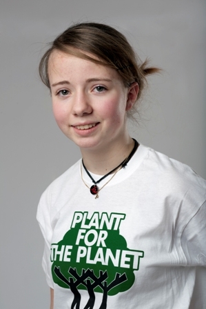 Kinderklimabotschafterin bei Plant-for-the-Planet